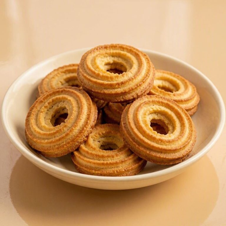 Dänische Vanillekränze auf einem Backblech nach traditionellem Rezept mit echter Vanille und Mandeln.